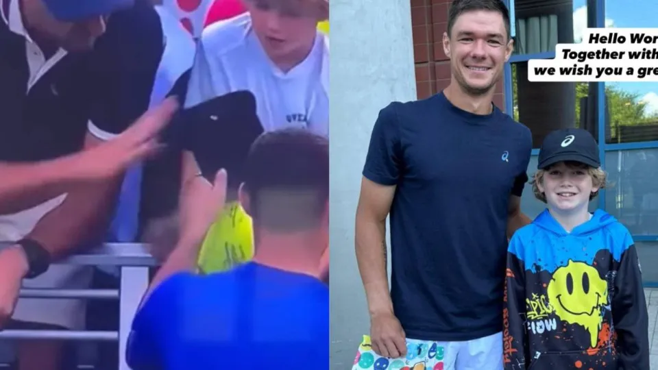 Tenista reencontra criança que teve boné 'roubado' por CEO milionário no US Open